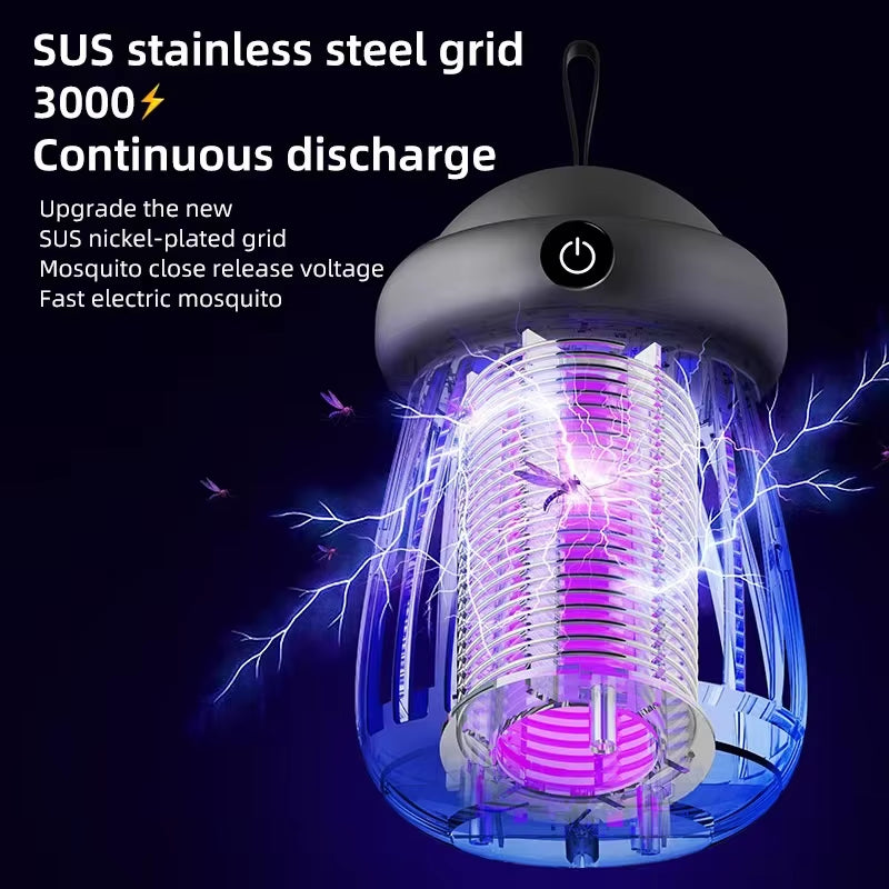 2025 New Model Electric Mosquito Killer Lamp Automatic Electric Shock