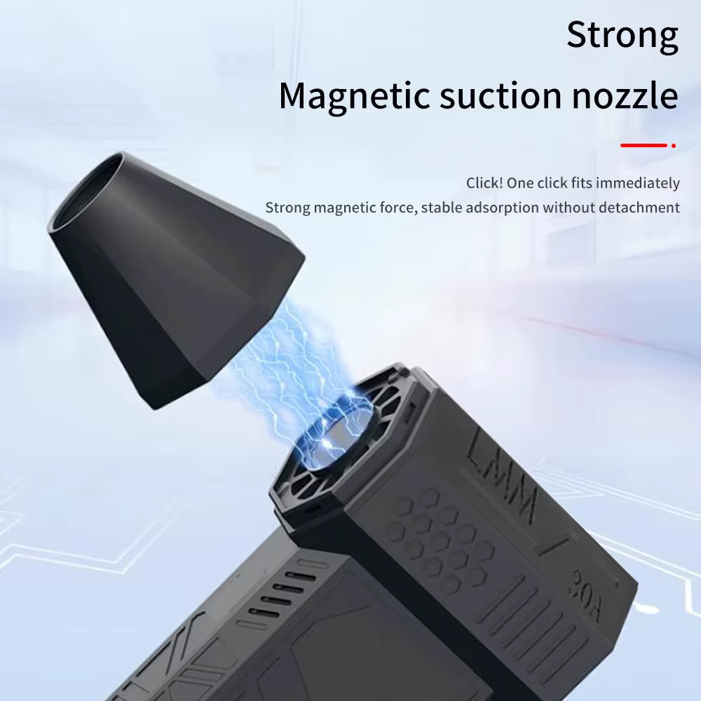 Powerful Blower with High Speed Duct Fan Mini Turbo Jet Fan 130000 RPM Turbo Violent Fan High-Performance Brushless Motor